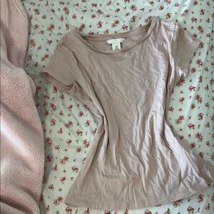 H&M Light Pink Crop Top